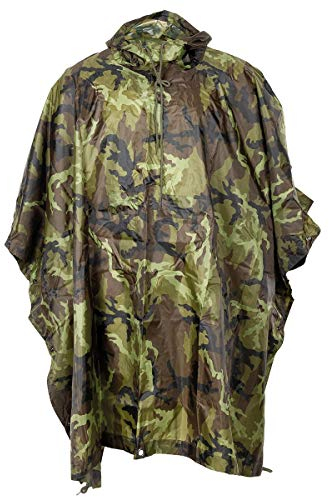 MFH US Poncho Ripstop (DE/NL/SE/PL, Alphanumerisch, Einheitsgröße, Regular, Regular, M 95 CZ tarn)