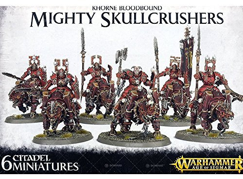 Games Workshop 99120201043 Khorne Bloodbound Mighty Skullcrushers Tabletop and Miniature Gaming
