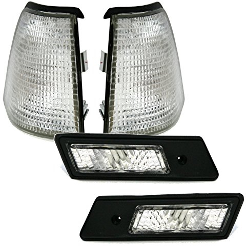 Depo Frontblinker + Seitenblinker Set in Weiß Silber Blinker