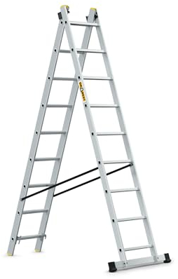 Drabest Multi-Function 2 Section Aluminium Combination Ladders 4m