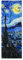 Lupia - Appendiabiti da Parete 46x125 cm | Design Notte Stellata | 5 Ganci Robusti | Montaggio Facile | Pannello Decorativo Multifunzione, Multicolor, Legno Ingegnerizzato