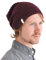 CHARM Kaschmir Beanie Damen Mütze Hut - Warm Hoch Herren Mütze Winter Cashmere Dunkelrot