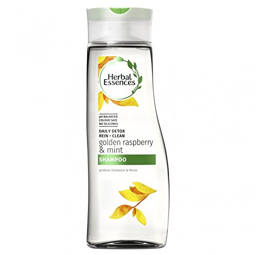 Herbal Essences Daily Detox Pure Shampoo, Golden Raspberry & Mint, Pack of 1 (1 x 400 ml)
