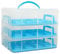 Oypla Blue 3 Tier 36 Cupcake Plastic Carrier Holder Storage Container