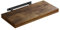 Casaria® Wandregal Holz Dunkle Eiche Hängeregal mit Halterung 15kg Tragkraft Küche Wohnzimmer Flur Schweberegal Bücherregal Regalbrett Schwebend 50cm