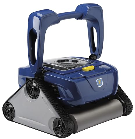 Robot Limpiafondos Zodiac CyclonX Pro RC4402 para piscinas de hasta 12x6 metros - 6 ciclos de limpieza diferentes, incluye carro de transporte