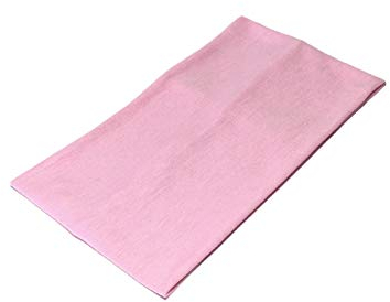 WESTEND CHOICE Kylie - Fasce extra larghe da 11 cm, in tinta unita, elastiche, unisex, morbide, per yoga e yoga, confezione da 2 pezzi (rosa chiaro)