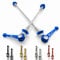 IMPALAPRO Bike Ultraleicht Titanium Fahrrad Schnellspanner Set - Schnellspanner Fahrrad - Schnellspanner Rennrad - Fahrrad Hinterachse - Steckachse Fahrrad - Schnellspanner Sicherung (blau)