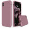 SURPHY für iPhone XS Max Hülle Silikon, Stoßfest Handyhülle iPhone XS Max Case aus Flüssigsilikon Schutzhülle mit weichem Mikrofaser-Kissen, 6,5 Zoll, Flieder Lila