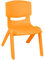 alles-meine.de GmbH Tisch & Stühle Sitzgruppe Artikel & Farbe frei wählbar Kinderstuhl - ORANGE - bis 100 kg belastbar/stapelbar/kippsicher - für INNEN & AUßEN - Plasti..