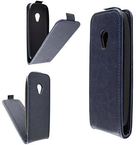 caseroxx Flip Cover für Nokia 6310 (2021) in blau – Handy-Tasche mit Kreditkartenfächern & Magnetverschluss aus Kunstleder, schlank & funktional