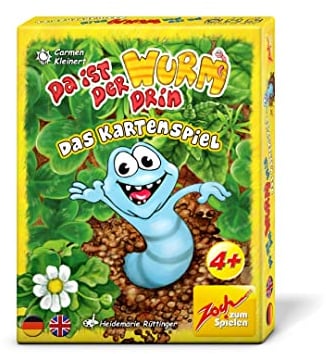 Zoch 601105181 Da ist der Wurm drin Kartenspiel – für 2 bis 5 Spieler - Jetzt ist auch unterwegs der Wurm drin, ab 4 Jahren