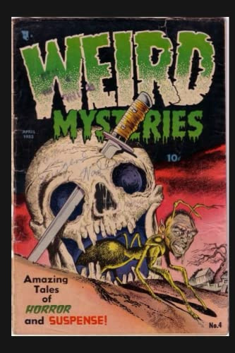 Weird Mysteries Comic Journal: Vintage Horror Lined Book