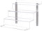 ECOSEAO 4 Tier Display Stand,Acrylic Riser for Cupcake Stand,Cosmetics Perfume Organiser,Display Shelf,Desserts Holder Decoration and Organizer (1 Pack)