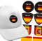15 Parches con bandera a seleccionar, y texto personalizable, fabricados en vinilo termoadhesivo. Etiquetas de vinilo por transferencia de calor, para tela, camisetas, tote bag, etc. (España)