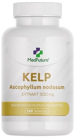 Kelp-Extrakt 500 mg 120 Tabletten Jodmangel Schilddrüse