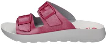 inblu Ciabatte Donna Estive Sandali Ragazze da Mare e Spiaggia con Doppia Fascia e Fibbia AG0004 Fucsia, 39