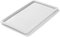 Forgast Vassoio da Portata Rettangolare, Dimensioni 53x32,5 cm, Vassoio Gastronorm Formato GN 1/1, Poliestere Rinforzato con Fibra di Vetro, Vassoio Decorativo, Vassoio del Cameriere, Argento