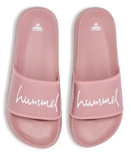 hummel Sandales de Piscine pour Femme Claquettes, Rose Acajou, 37 EU