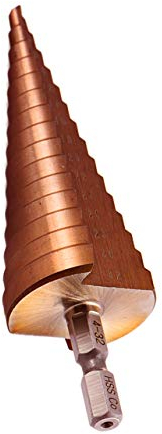 Bohrer, 6–35 mm, Kobalt-Sechskantschaft, Spiralnut, großes Pagodenbohrloch, Reibahle, Bohren, Senken, Schneiden, Vergrößern, Abschrecken von Edelstahl, PCV-Blech ( Color : Straight Groove , Size : 6 2