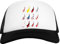 Koi Breeds Names Weiß Schwarz Unisex Baseball Cap White Black