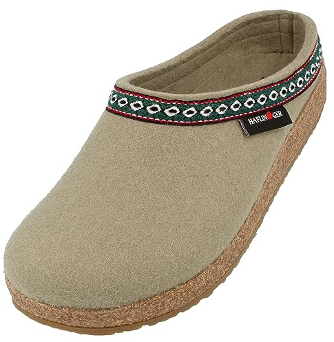 HAFLINGER Grizzly Franzl Filzpantoffel Hausschuh Filzclog