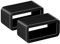 Taffstyle 2 Stück Uhren Armband Schlaufen Ersatzschlaufen Ersatz Ring Uhrenarmbänder Silikon Silikonuhr Armbanduhr Sport Uhr Farbige Sportuhr Set Schwarz Herren 20mm