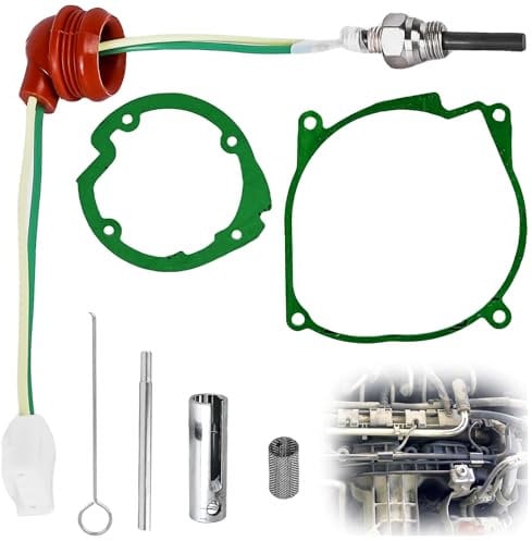 Vaileal Glühkerze Reparatursatz, Standheizung Keramik Glühkerze, 12V 24V 5KW 8KW Parken Diesel Heizung Glühzündkerze Kit mit Filter, Keramik Glühkerze mit Demontage Montagewerkzeug Dieselheizung