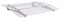 TANZEM Haustürvordach Sibern und Transparent 120×90 cm Polycarbonat Vordach Für Haustür, überdachung Haustür, Balkon Regenschutz, Türüberdachung, Vordach Hauseingang, 144828