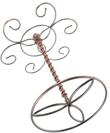 HOLIDYOYO Glasregal Aufhänger Für Stielgläser Auf Dem Tisch Präsentationsständer Für Tischaufbewahrungsregal Für Weinglasständer Aus Metall Weinglas-wäscheständer Lagerregal Schmiedeeisen