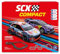 SCX - Compact Circuit - Komplette Rennstrecke - 2 Autos und 2 Fernbedienungen 1:43 (Chrono Masters)