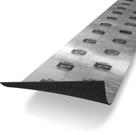 Bodenglück Trittschalldämmung 3mm | Classic Aquastop smart, Paketpreis für [10 m²] | Trittschall Schutz, Perfekte Gehschalldämmung, Speziell für Estrich, Wärmedämmung und Feuchteschutz [8,5m x 11,8m]