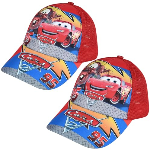 Baseball Cap, 2pcs Cars Baseball Cap, Cartoon Baseball Cap, Kinder Baseball Cap, Cartoon Kinder Caps Jungen, Kinder Cap Cars, Cars Cap, Mädchen Kappe Baseball, Jungen Baseball Cap