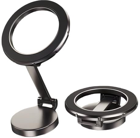 Futuhada Autohalterung, Universal Magnetische Handyhalter Auto[Faltbar & Vollmetall], 360° KFZ Handyhalter Auto Zubehör, Handyhalterung Auto Magnet für iPhone 15 14 13 12 & Smartphone