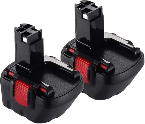 Exemoro 2 Stück BAT043 12V 3.6Ah Ersatzakku PSR 12 für Bosch BAT045 BAT046 BAT049 BAT120 BAT139 PSR 12VE-2 GSB 12 VE-2 GSR 12 VE-2