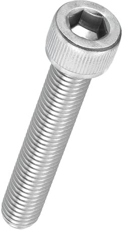 Kozelo 10Pcs Vis à Tête Cylindrique à Six Pans Creux - [M10-1.5 x 65mm] Douille Allen Entièrement Filetée en Acier Inoxydable 304 pour Moteur Électrique, Impression 3D, Argenté