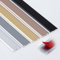 JXNVHJ Bande De Séparation De Sol Auto-adhésive - 90cm×3 Pièces - Bande De Transition en Aluminium - Barre De Seuil pour Carrelage/stratifié/Moquette - Profilé De Transition(Gold,1.2cm)