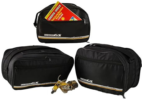 made4bikers Komplett Set Innentaschen für Variokoffer UND Topcase passend für BMW R1300GS ab 2023- (KA1) mit Vario Koffer