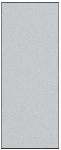 vidaXL Fußmatte Grau und Schwarz 120 x 300 cm Polypropylen und Vinyl, Moderner rechteckiger Rutschfester Fußmatte, schicker Eingangsrahmen, langlebiger Hallenteppich