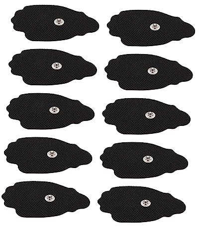 HEALEEP Physiotherapie Pads und Schmerzlinderung Selbstklebende aus Stoff 10 Stück mit Komfortablem Bezug Latexfrei und Flexibel für Muskelstimulation für Gelenke zu Hause
