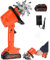 TUPOSTAR Motobineuse sans Fil 21 V, Largeur Et Profondeur De Labourage De 10 Cm, Portable avec Rallonge, Motobineuse éLectrique 235 TR/Min, LéGèRe (1,2 Kg),1 Batteries