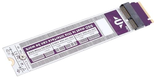 Tosuny M.2 NVMe SSD Bis 12Pin 16Pin Adapter Karte für das Modell OS X Air Pro 2013 Bis 2017, Kompatibel mit A1465 A1466 A1502 A1398 mit Stabiler Datenübertragung und Einfacher