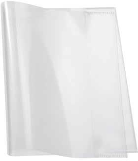 HERMA Buchumschläge für Workbooks 30 x 43,1 cm, 10 Stück, Buchhüllen mit Beschriftungsetikett und Kantenschutz aus abwischbarer Polypropylen-Folie, Buchschoner Set für Schulbücher, transparent