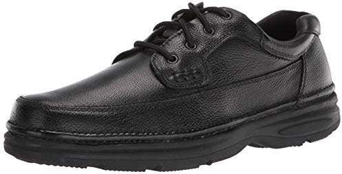 Nunn Bush Cameron Comfort Walking Oxford Black Tumbled Leather 10.5 M (D)