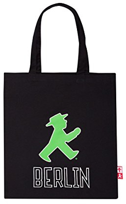 AMPELMANN Stoffbeutel - Schwarzhändler Geher Berlin/Steher Berlin schwarz