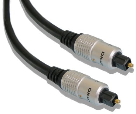 C4A® 0.5m Optical Cable / 0.5 Metre Toslink Lead/Digital Audio Gold Plated/SPDIF Audio
