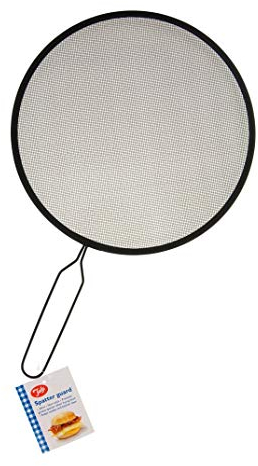 Tala Non-stick Splatter Guard for Frying Pan, 26cm Diameter with Fine mesh screen for catching Oil and food splashes when Cooking, Food Grade Stainless Steel with handle
