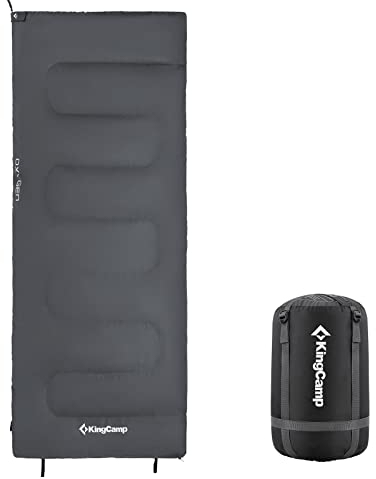 KingCamp Schlafsack Outdoor Warmer Deckenschlafsack für Erwachsene 3 Jahreszeiten leicht zu tragen wasserabweisend & warm für Erwachsene beim Camping & Outdoor Kleines Packmaß