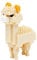 nanoblock NBC-079 - Alpaka, Minibaustein 3D-Puzzle, Mini Collection Serie, 110 Teile, Schwierigkeitsstufe 2, mittel