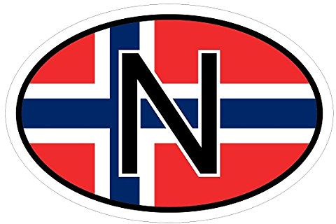 Kiwistar - Autoaufkleber - 10x6,6 cm - außen klebendKiwistar Autoaufkleber - Norwegen N Auto, Laptop, Fahrrad, LKW, Motorrad Mehrfarbig Autoaufkleber Aufkleber KFZ Flagge Fahne